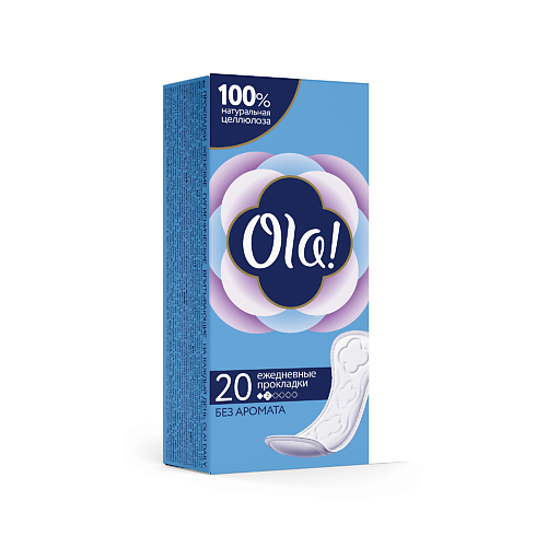   Летуаль OLA! Ежедневные женские мягкие прокладки, без аромата 20.0