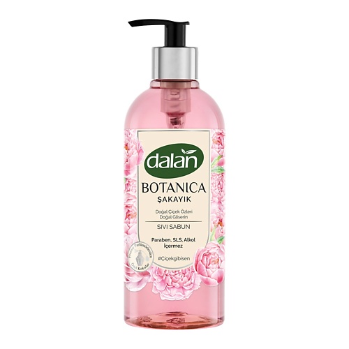 DALAN Парфюмированное мыло жидкое для рук Botanica аромат Пион 500 viayzen мыло жидкое парфюмированное oligarch 200