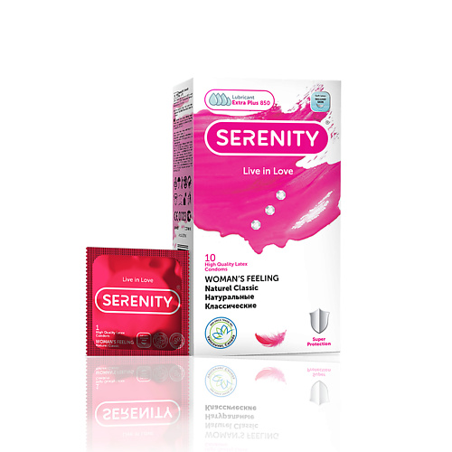 SERENITY Презервативы WOMAN’S FEELING Naturel Ультрамягкие 10 masculan презервативы 3 classic 10 с колечками и пупырышками 10