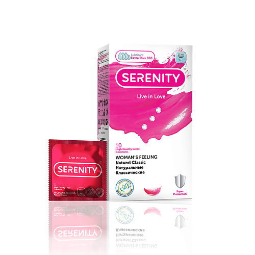 SERENITY Презервативы WOMAN’S FEELING Naturel Ультрамягкие 10