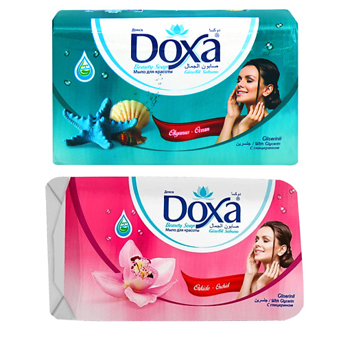 DOXA Мыло твердое BEAUTY SOAP Орхидея, Океан 360 doxa мыло туалетное beauty soap орхидея океан 600