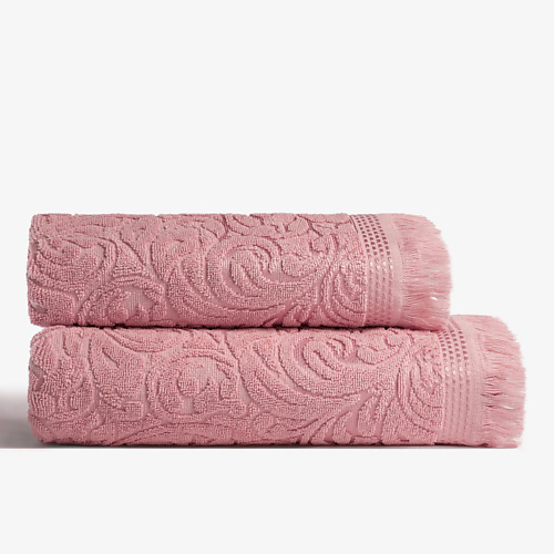 KARNA Комплект махровых полотенец ESRA karna салфетки вафельные lavanta c вышивкой