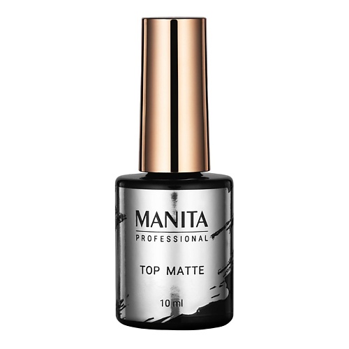 MANITA Professional Матовый топ для гель-лака без липкого слоя Matte 10.0 zarabrows professional кисть 06 korloff noir ёршик