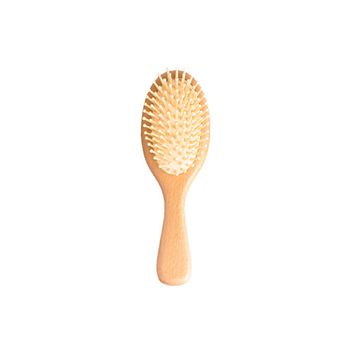 LADY PINK Расческа для волос BASIC деревянная средняя (из бука) кисть для окрашивания волос с фигурной ручкой средняя черная