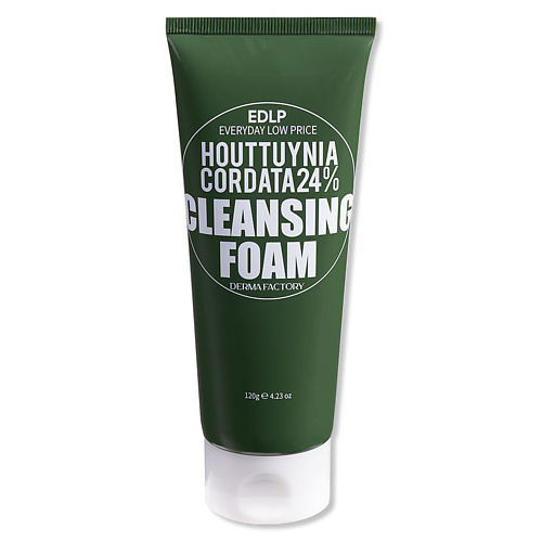 цена Мусс для умывания DERMA FACTORY Пенка очищающая Houttuynia cordata 24% cleansing foam