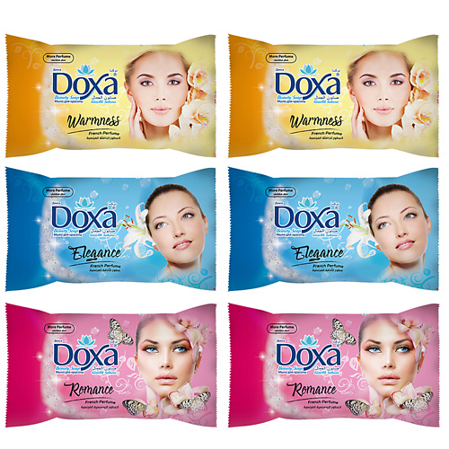DOXA Мыло туалетное Женский микс 6х90г 540 doxa мыло туалетное beauty soap лимон мед 480