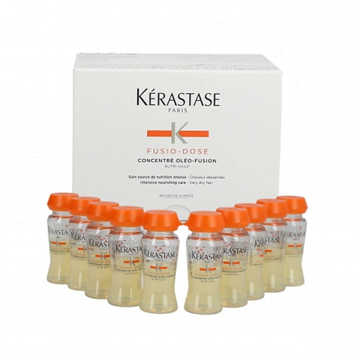 KERASTASE Fusio-Dose Concentre Oleo-Fusion Ампулы для мгновенного питания сухих волос 120 усилитель бонд фьюжн bond fusion phase two