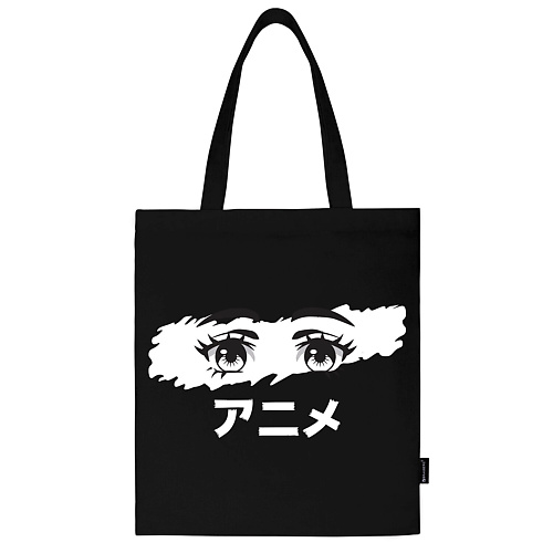 BRAUBERG Сумка-шоппер Anime eyes сумка шоппер аниме девушка с ушками сёдзё ная 40см 32см