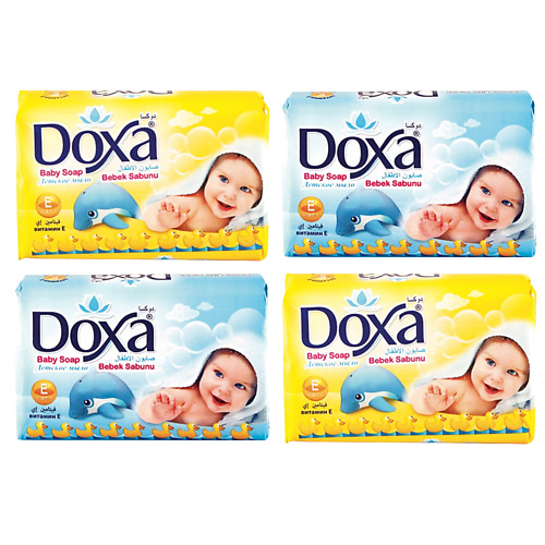 DOXA Мыло детское BABY SOAP с витамином Е 360 бизорюк натуральное мыло для малышей детское с молоком 2