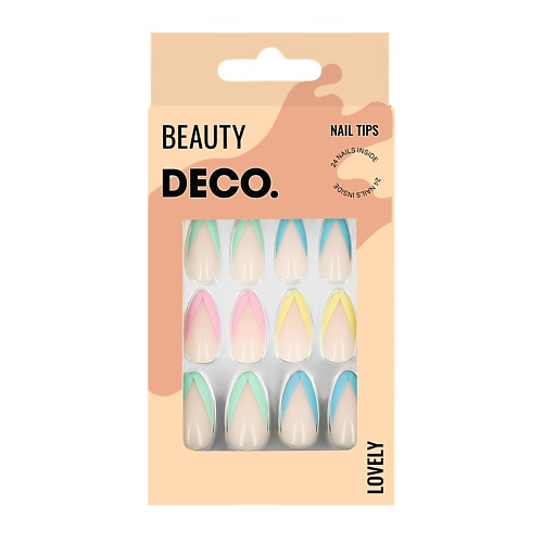 DECO. Набор накладных ногтей LOVELY deco набор накладных ногтей lovely