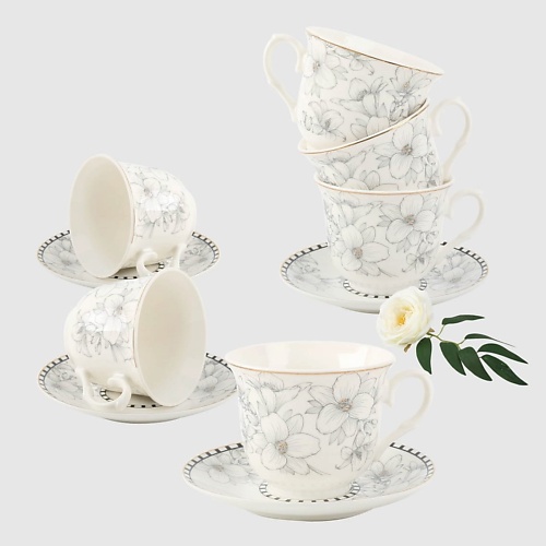 ARYA HOME COLLECTION Чайный Набор Exclusive Mandala серебряный чайный набор фаворит 2 предмета