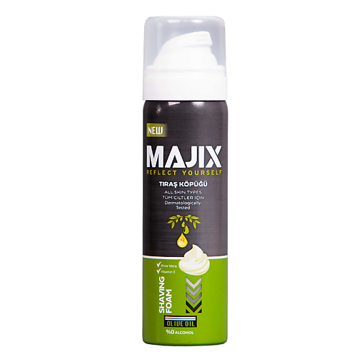 MAJIX Пена для бритья Olive oil 50.0 majix пена для бритья cool 200
