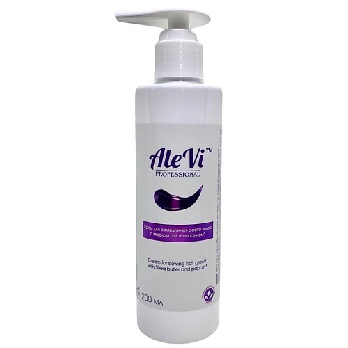 ALEVI Крем с экстрактом папаина, маслом ши, для замедления роста волос 200 shelka vista крем молочко для замедления роста волос