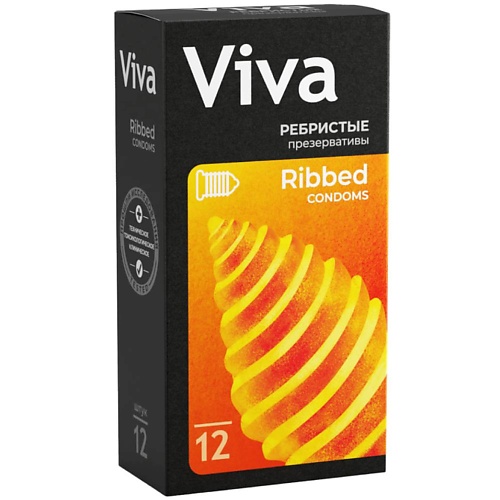 фото Viva презервативы ребристые 12