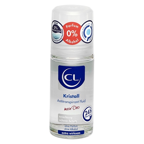 CL COSMETIC CL  Шариковый дезодорант-антиперспирант «КРИСТАЛЛ» 50.0 антиперспирант дезодорант шариковый rexona невидимая прозрачный кристалл 50 мл