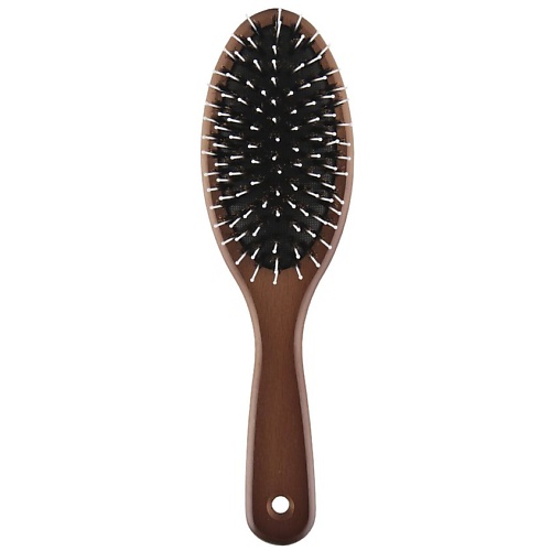 LADY PINK Щетка для волос BASIC wood массажная с деревянной ручкой большая щетка для волос studio style малая с изогнутой ручкой