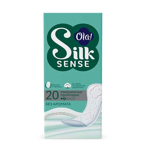 OLA! Silk Sense Ежедневные женские мягкие прокладки, без аромата 20 medliveries прокладки гигиенические ежедневные женские 20