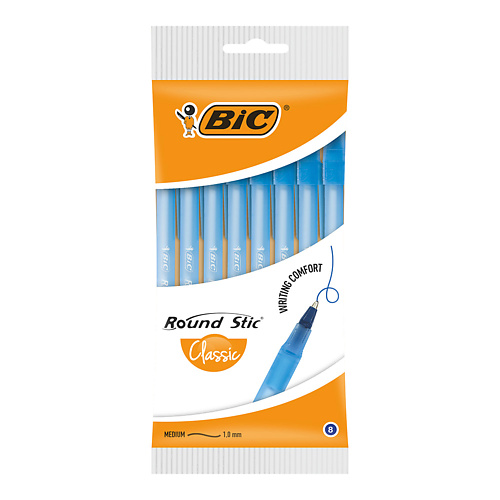 BIC Шариковая ручка синяя ручка масляная синяя 0 5мм на подставке