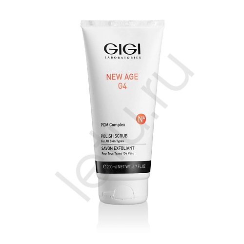 фото Gigi скраб для всех типов кожи с pcm™ комплексом new age g4 200