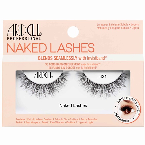 ARDELL 421 Накладные ресницы 1 накладные ресницы ardell duralash naturals knot free flairs combo pack