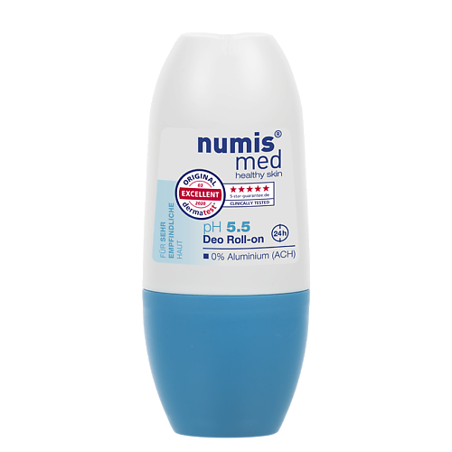 Дезодорант-спрей NUMIS MED Дезодорант, pH 5,5 с пантенолом 0% Aluminium (ACH)