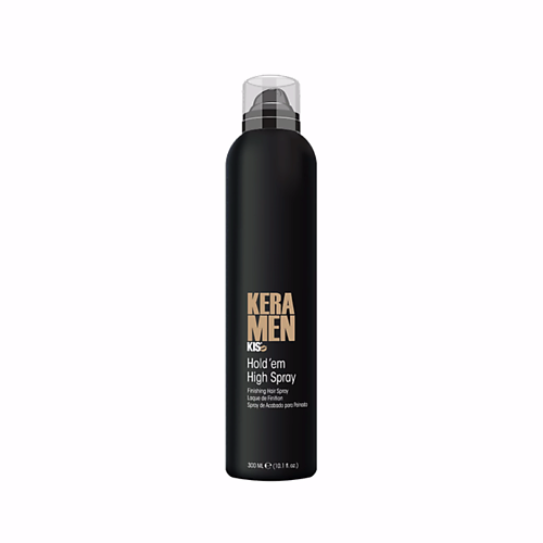 KIS Мужской лак для волос -KeraMen Hold'em High Spray 300 шампунь minus 417 для тела и волос мужской body shampoo for men 250 мл
