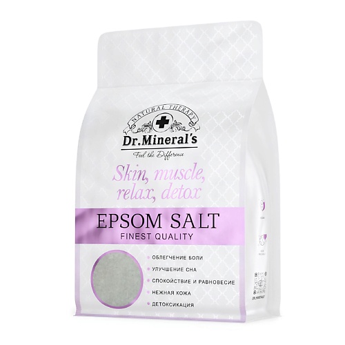 DR.MINERAL’S Соль для ванн Английская (Epsom) 2000.0 marespa английская соль для ванн с магнием epsom с натуральными маслами розмарина и мяты 4000
