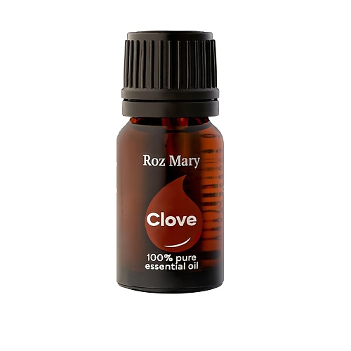 ROZ MARY Эфирное масло Гвоздика бутон 100% натуральное для иммунитета 10.0 мыльные лепестки бутон розы сиреневый 3 5х3 5х4 см