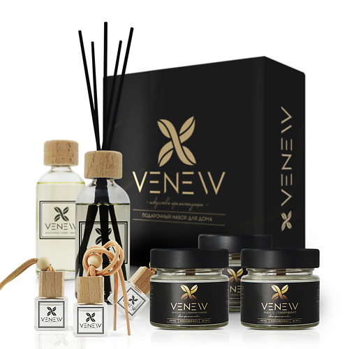 VENEW Подарочный набор для дома venew диффузор ароматизатор для дома парфюм ambre vanille 100