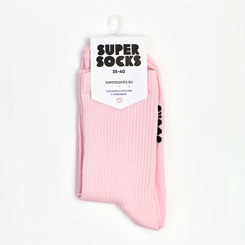 SUPER SOCKS Носки Розовый happy socks носки cherry dog