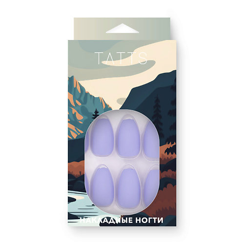 TATTS Накладные ногти (24 типсы + клеевые стикеры + пилочка) omarie стикеры для ежедневника а5