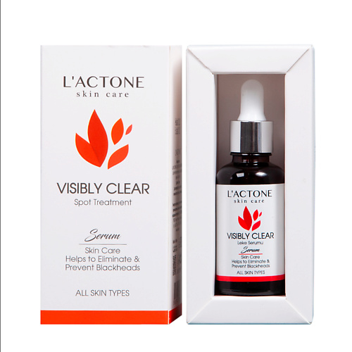 L'ACTONE Сыворотка для лица VISIBLY CLEAR 30.0 beautydrugs bd 132 aha acids clear serum очищающая увлажняющая сыворотка 30