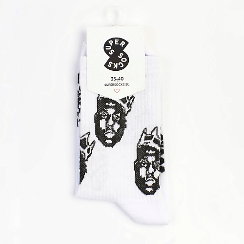 SUPER SOCKS Носки The Notorious B.I.G. паттерн super socks носки композиция 8 кандинский
