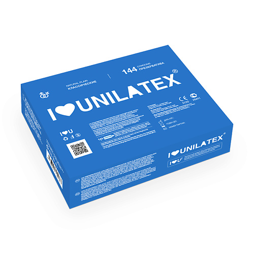 UNILATEX Презервативы Natural Plain 144.0 vizit презервативы ребристые со смазкой 12