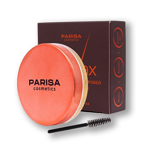 PARISA COSMETICS Воск для фиксации бровей BroWax parisa cosmetics кисть для макияжа p 21 для разделения ресниц и моделирования бровей