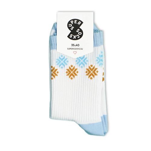 SUPER SOCKS Носки Снежинки happy socks носки stripe 068