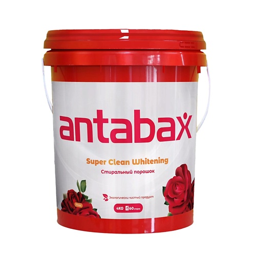 ANTABAX Премиум отбеливающий порошок для белого и светлого белья,ведро 4000 abc кондиционер мягчитель для белья роза страсти 4000