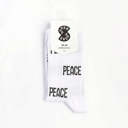 SUPER SOCKS Носки Peace паттерн бумага упаковочная 70 100см новогодний паттерн мел инд уп