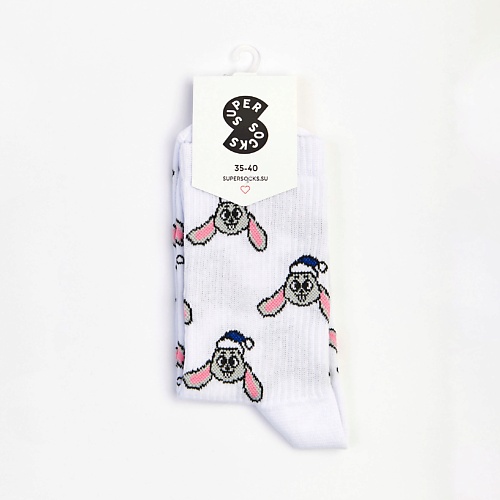 SUPER SOCKS Носки Зайка паттерн super socks носки композиция 8 кандинский
