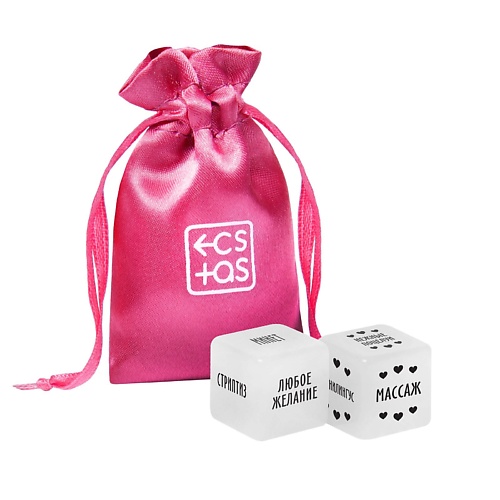 ECSTAS Кубики для двоих Ахи вздохи» (действия для неё, действия для него) ecstas кубики для двоих сделай это
