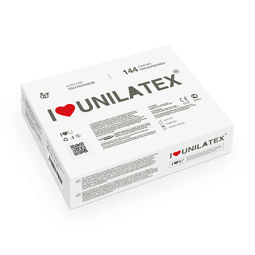 UNILATEX Презервативы UltraThin 144.0 vizit презервативы ребристые со смазкой 12