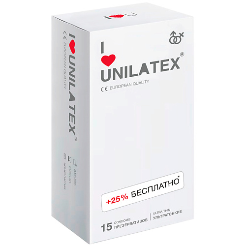 UNILATEX Презервативы UltraThin 15.0