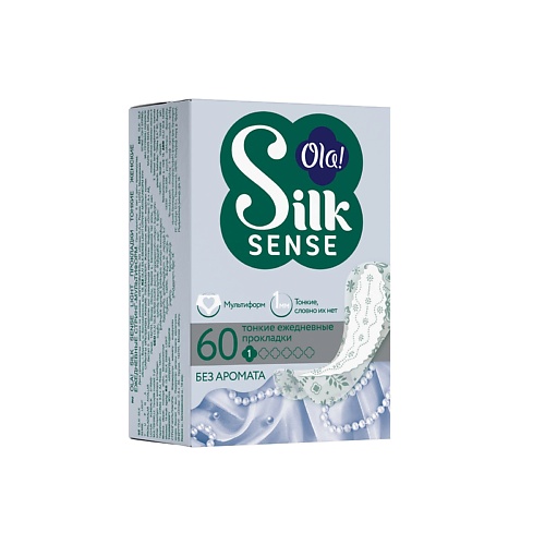 OLA! Silk Sense Ежедневные ультратонкие прокладки мультиформ, без аромата 60 ola silk sense ежедневные женские мягкие прокладки без аромата 60