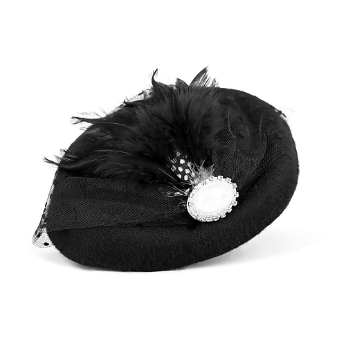 Шляпа NOTHING BUT LOVE Шляпка-таблетка с вуалью Леди Гамильтон шляпка с вуалью и перьями zhaki черная