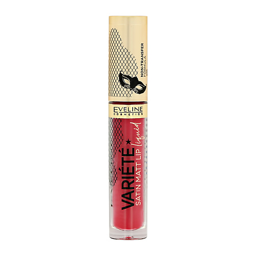 EVELINE Помада для губ VARIETE SATIN MATT жидкая матовая помада для губ жидкая матовая eveline cosmetics variete perfect matte lip ink т 10