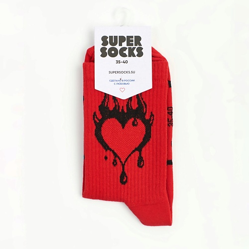SUPER SOCKS Носки Diablo heart super socks носки ol’ dirty bastard паттерн