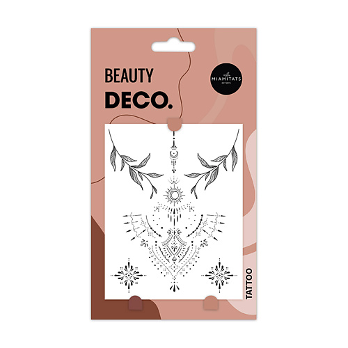 DECO. Набор переводных татуировок для тела ORIENT by Miami Tattoos переводная (Floral Charm) мочалка рукавица для тела deco кесса meringue