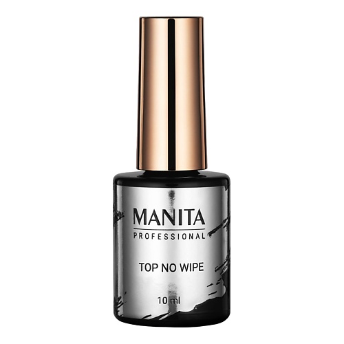 MANITA Professional Топ для гель-лака без липкого слоя No Wipe 10.0 топ uno super shine без липкого слоя 15 мл