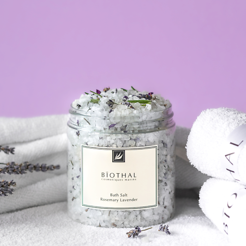 BIOTHAL Соль для ванн Розмарин Лаванда Bath Salt Rosemary Lavender 500 sensoterapia соль для ванн успокаивающая lavender anti stress