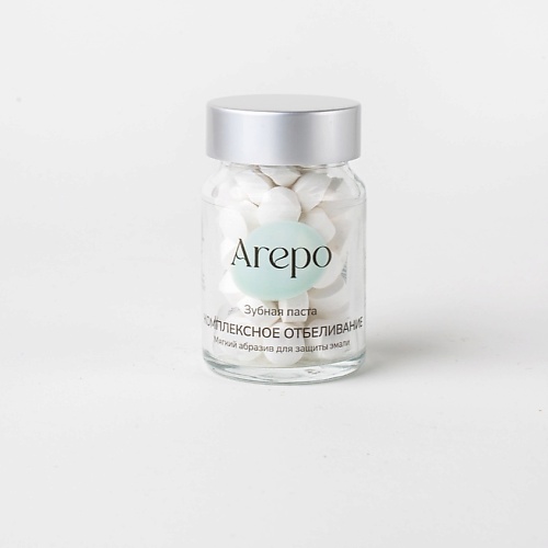 AREPO Зубная паста в таблетках Комплексное Отбеливание 55 clearasept зубная паста интенсивное отбеливание